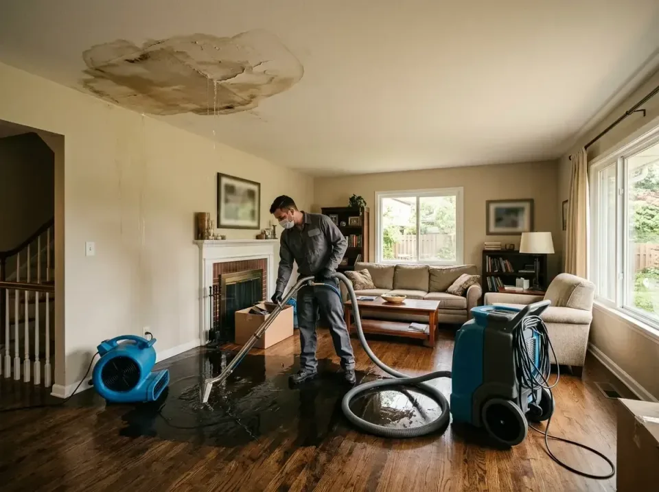 attic-pipe-burst-ceiling-drip-008 — frequently asked questions, Water Damage Restoration & Carpet Care in Berlin, NH